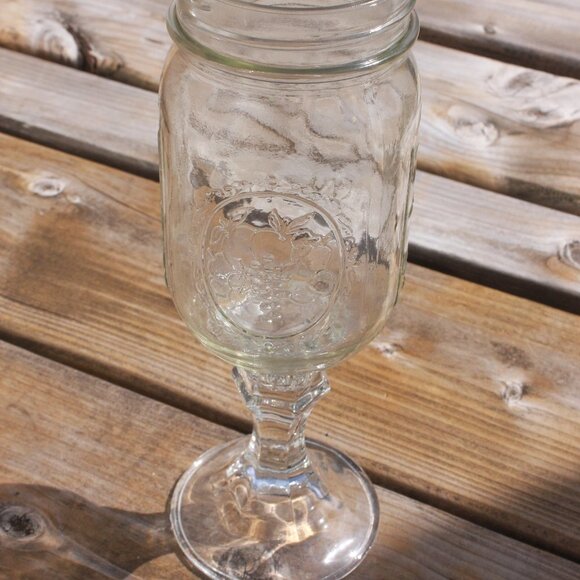 Ball Mason Jar Wine Glass Rednek Wine Glass - Picture 3 of 6